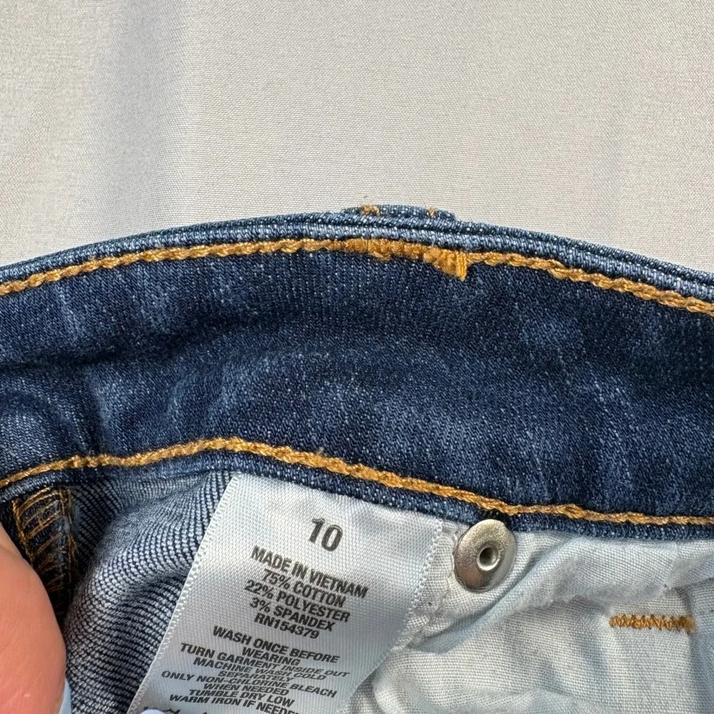 Aeropostale Flex Effects Jean Shorts Womens Size 10 High Rise - Picture 5 of 8